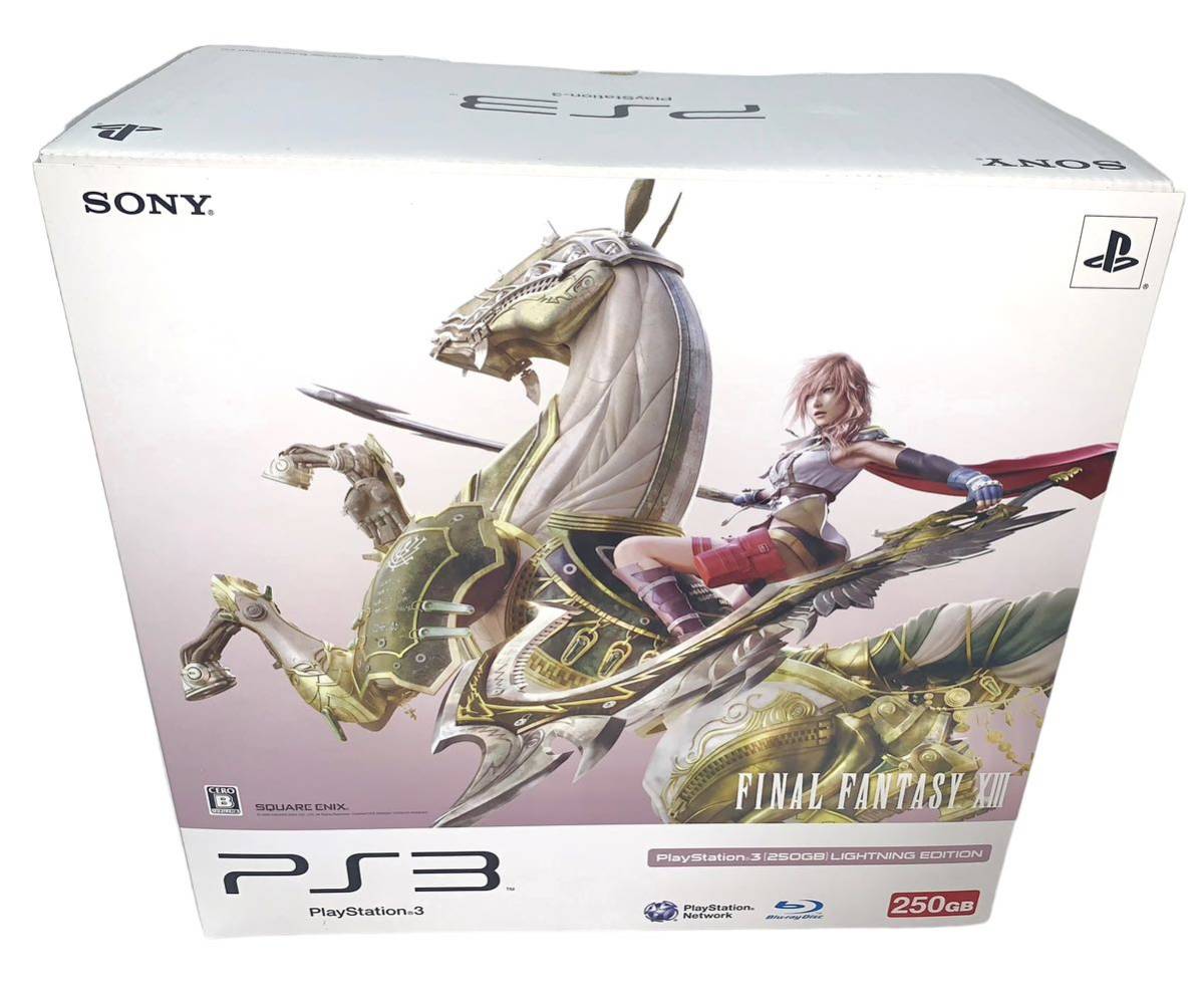 稀少　デッドストック　未使用品　ps3 本体　ライトニングエディション　PlayStation3 Lightning EDITION ファイナルファンタジー13_画像1