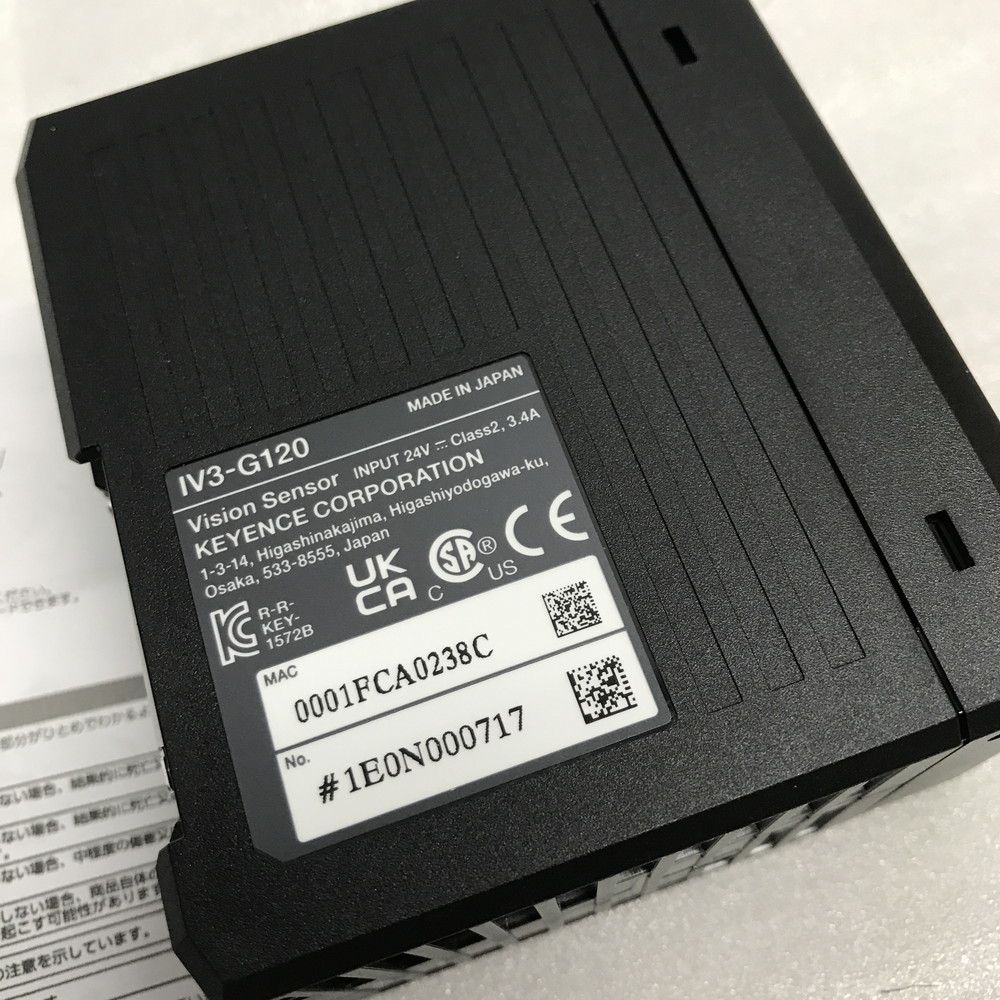 ○KEYENCE キーエンス センサアンプ IV3-G120 取り扱い説明書 ○KEYENCE キーエンス センサアンプ IV3-G120 取り扱い説明書