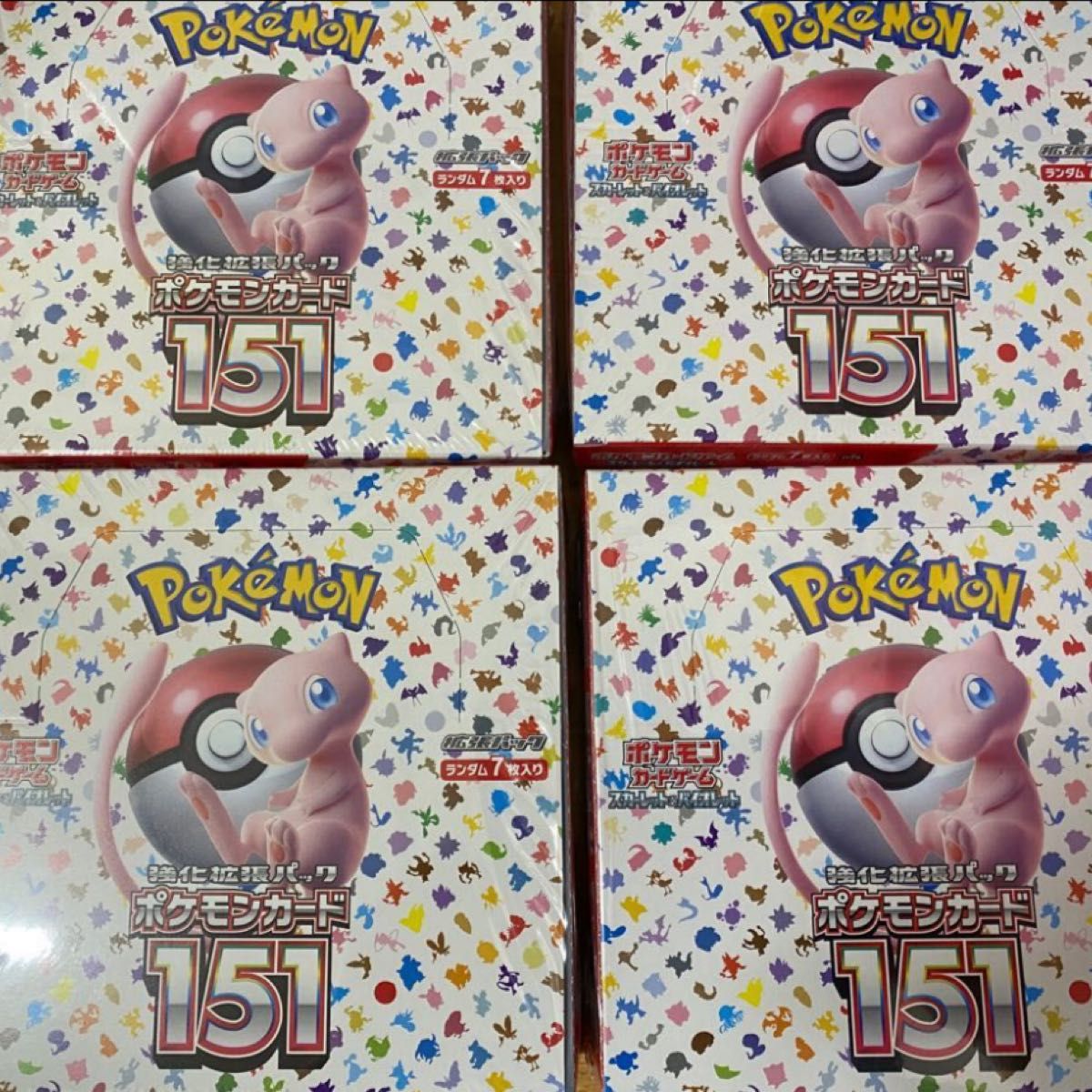 ポケモンカード151 4box 新品未開封シュリンク付き｜Yahoo!フリマ（旧