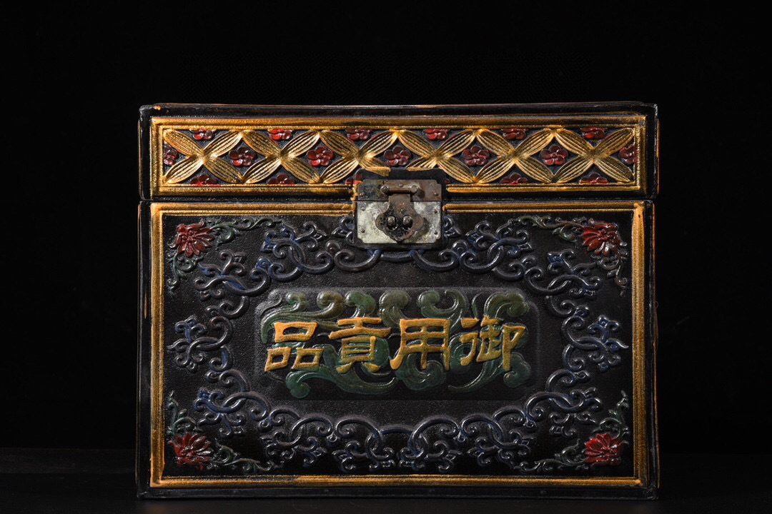 古寶奇蔵木胎漆器彫・彩繪・收納箱・置物・賞物・中国時代美術