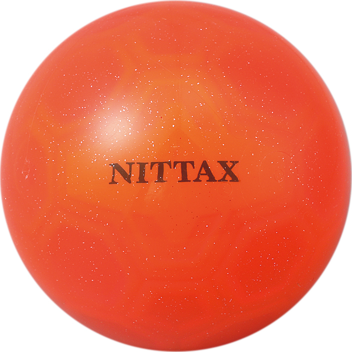 22%off! NITTAX ジェニュイン・ベガ オレンジ GB-05 ニッタクス パークゴルフボール_画像1