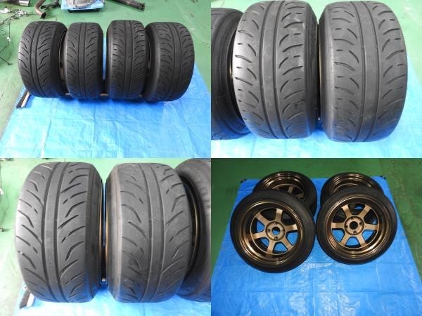 TE37V 16インチ 9.5J -25 10J -30 4H 114.3 4本 ブロンズ RAYS レイズ AE86 ケンメリ 旧車 廃版 レビントレノ VOLK ボルク TE37 CE28 SL N2_画像9