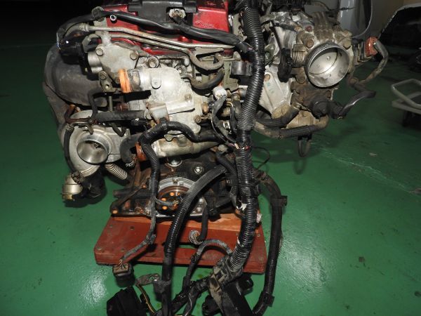 22 CT9W original 4G63 turbo engine actual work operation verification ending ASSY CT9A evo 4G63 EVO 9 8 7 Lancer Evolution evo Wagon EVO GSR