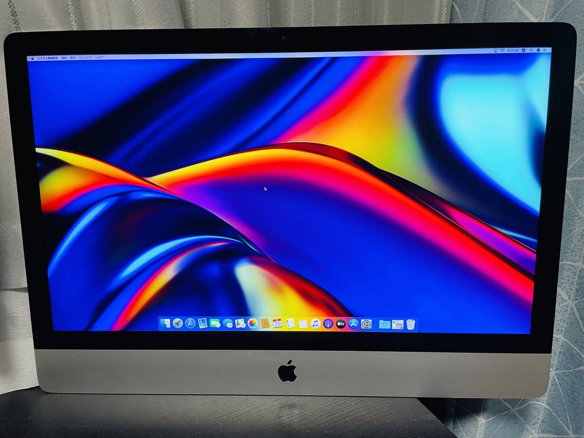 Apple iMac Retina 5K 27インチ 2017 Core i5-7500 3.4GHz 8GB 1TB(HDD) 32GB(SSD)  FusionDrive仕様 Radeon Pro 570 macOS Big Sur 通販
