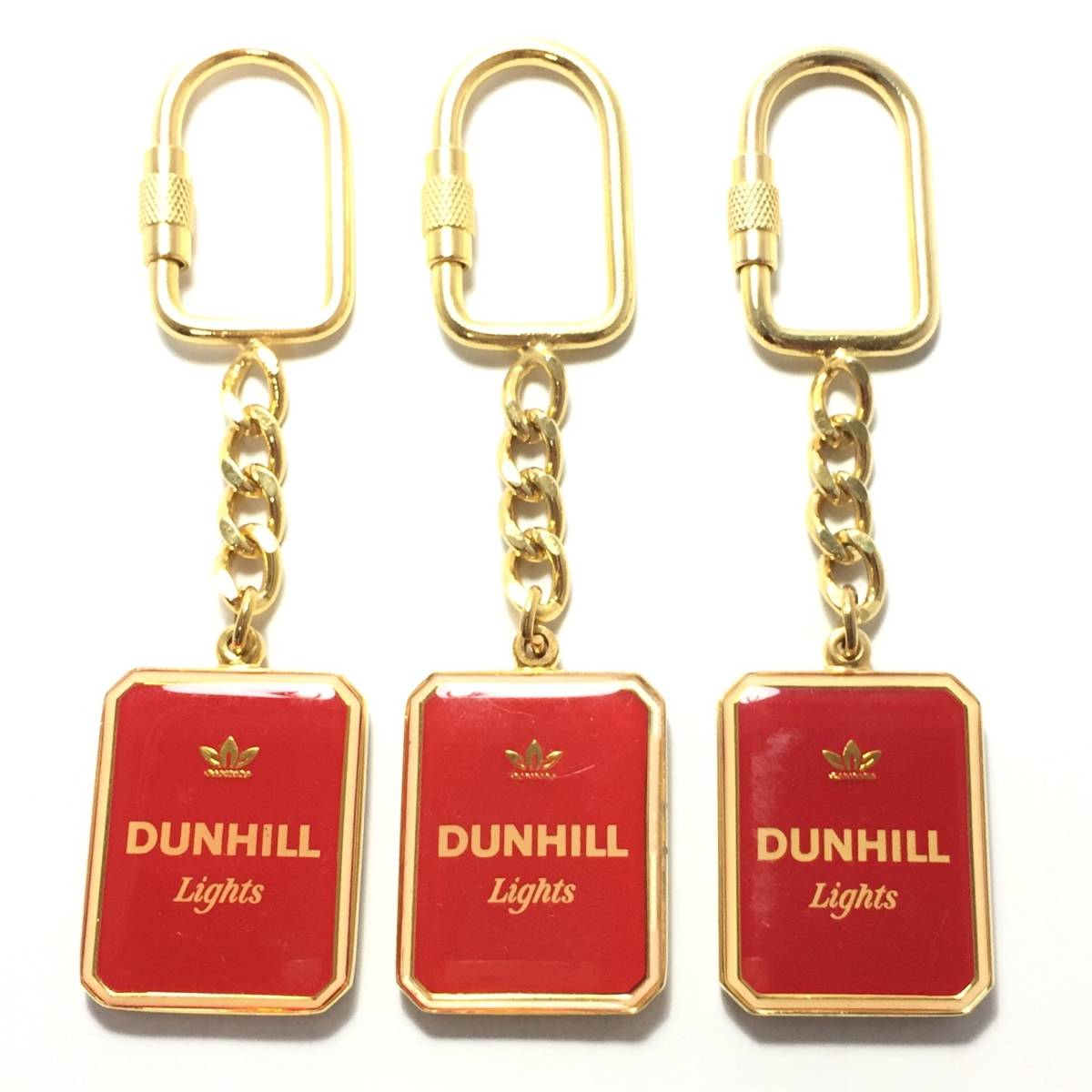 Yahoo!オークション - ▽DUNHILL Lights ダンヒル キーホルダー 3...