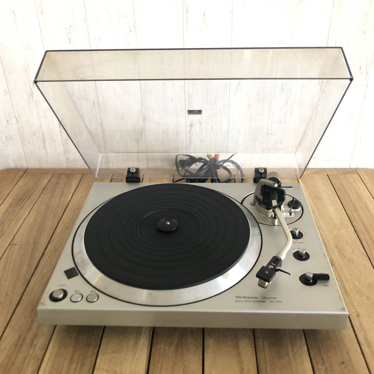 ▽【通電OK】Technics テクニクス SL-1301 ターンテーブル レコード