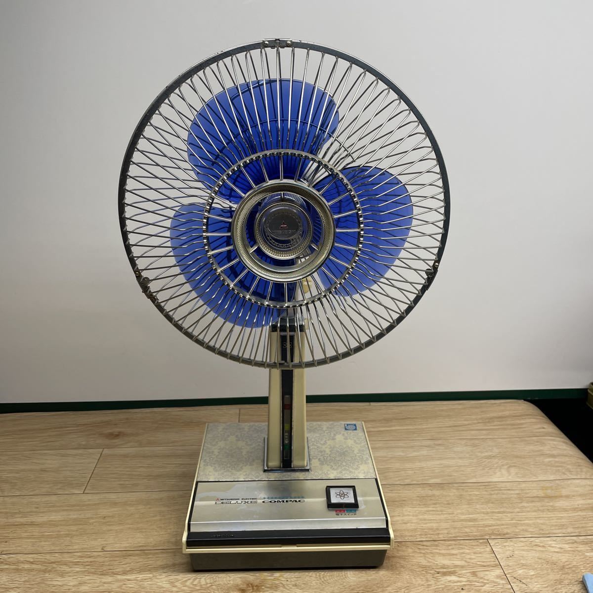 昭和レトロ 扇風機 三菱 MITSUBISHI COMPAC R30-X10 30cm 高級お座敷扇