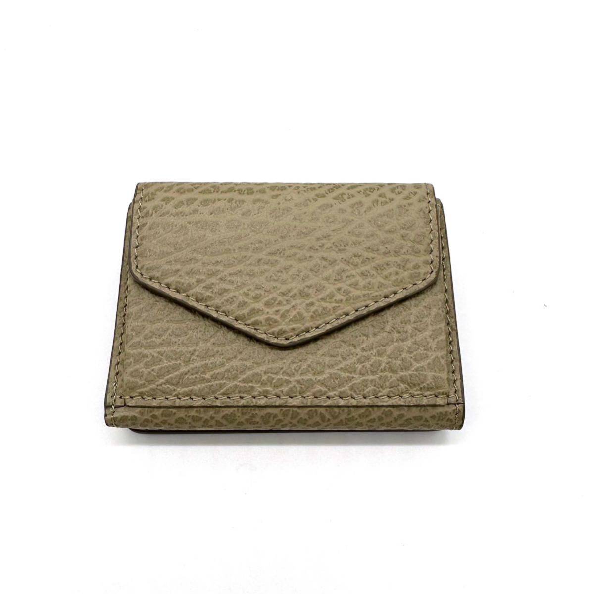 [ beautiful goods ]Maison Margiela mezzo n Margiela 4 stitch compact wallet three folding purse 