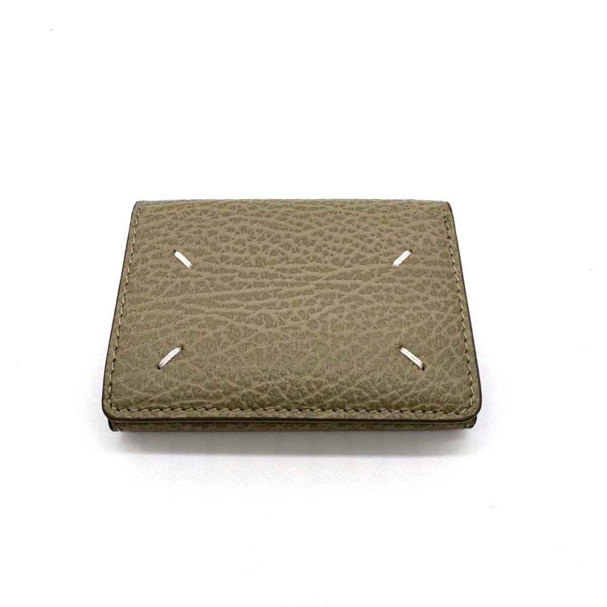 [ beautiful goods ]Maison Margiela mezzo n Margiela 4 stitch compact wallet three folding purse 