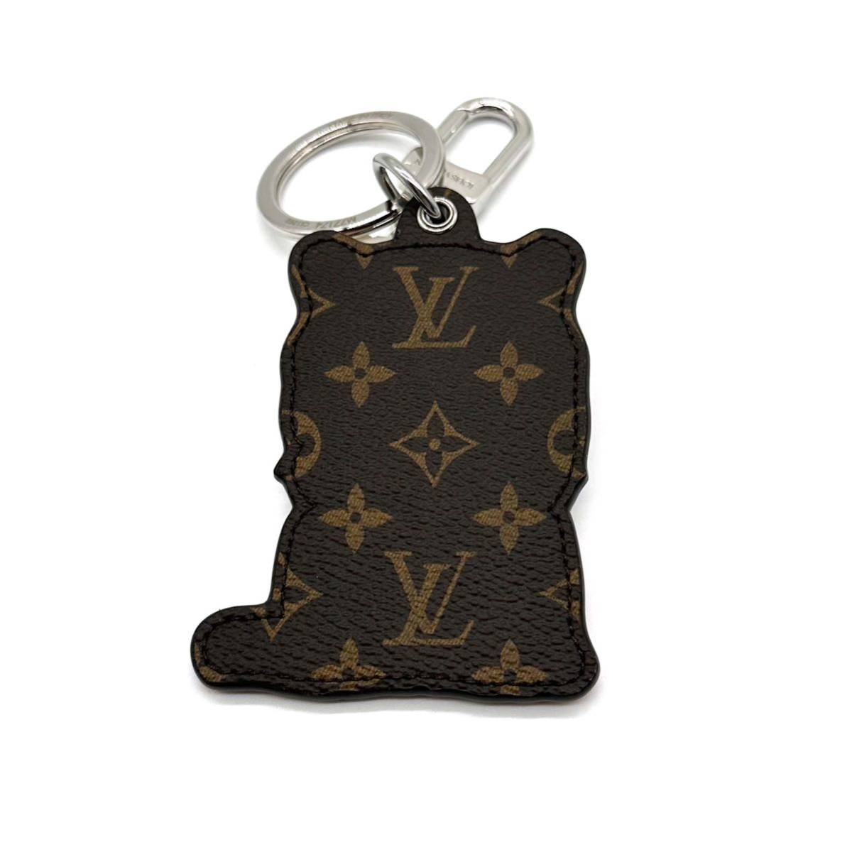 [ beautiful goods ]LOUIS VUITTON Louis Vuitton porutokre Tiger key holder bag charm M77174