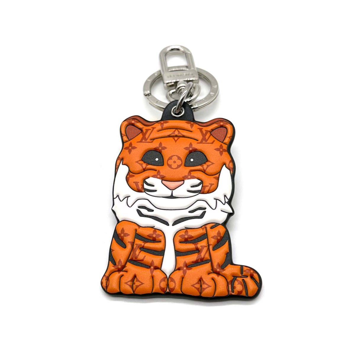 [ beautiful goods ]LOUIS VUITTON Louis Vuitton porutokre Tiger key holder bag charm M77174