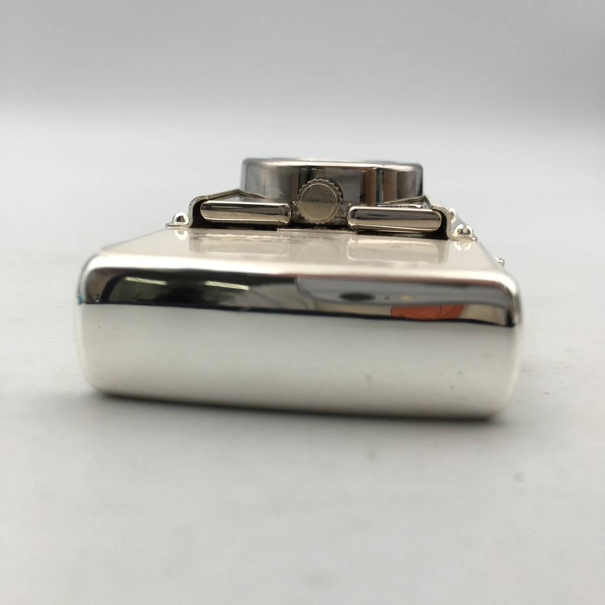 ★D05577【未使用保管品】ZIPPO ジッポー/オイルライター/U.S.TRADITIONAL PRECISION EQUIPMENT/タイムライト/時計付/1999年製/ケース付　_画像10