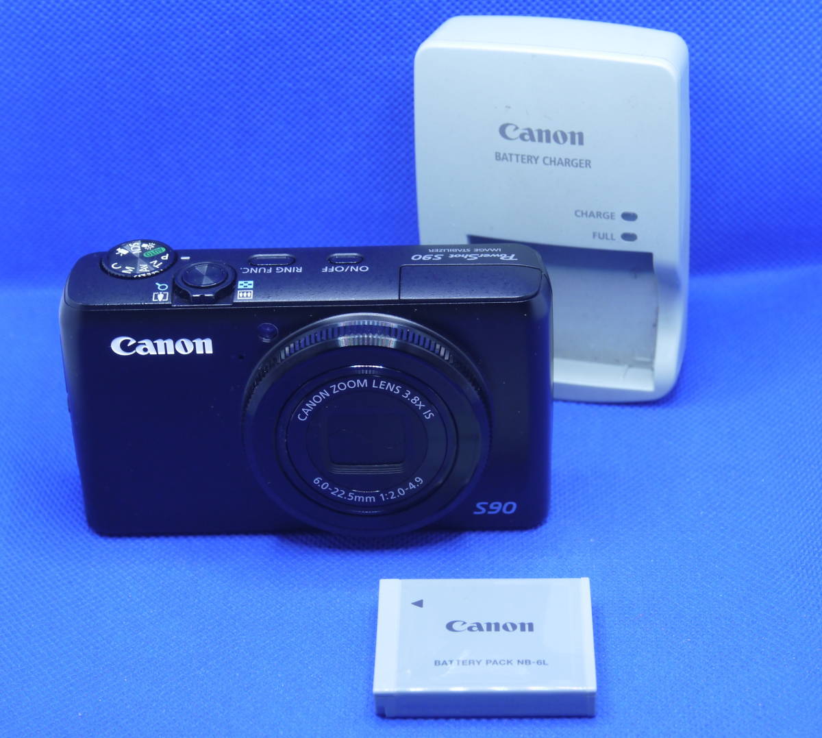 Canon Power Shot パワーショット【 S90 】(ブラック) 動作OK 極上品 !!