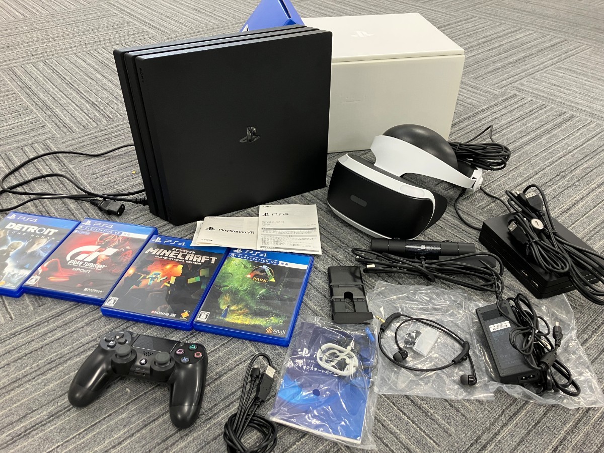 PlayStation 4 Pro 1TBモデル & PSVR セット ソフト4本つき | www