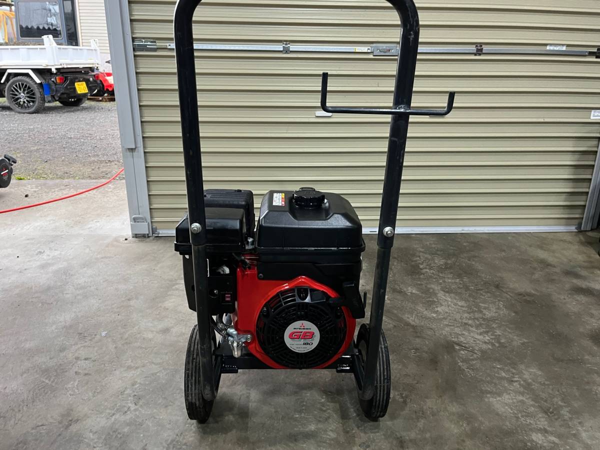 共立製 高圧洗浄機 WH1511 三菱製 GB180 4サイクルOHV ガソリンエンジン 始動確認済み 品