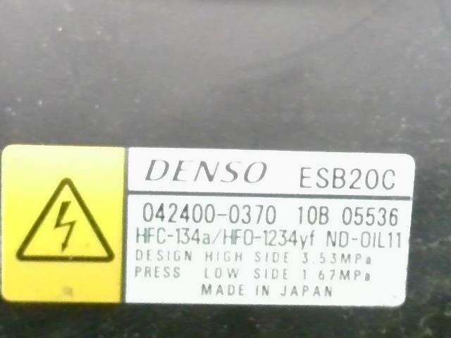 プリウス DAA-ZVW51 エアコンコンプレッサー S 2ZR-FXE 218 DENSO ESB20C 042400-0370 88370-47092_画像7