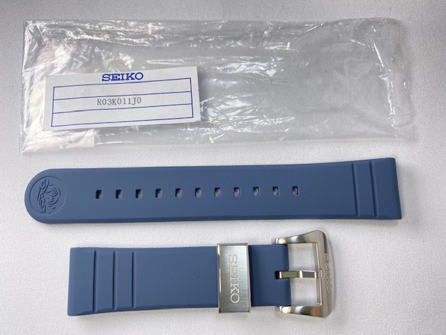 R03K011J0 SEIKO Prospex 22mm original silicon Raver band blue SBDY081/4R35-04D0 other for cat pohs free shipping 