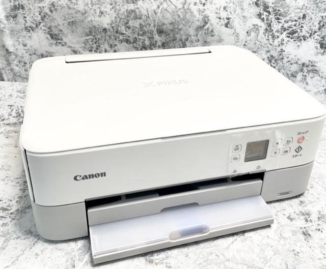 T1774 Canon PIXUS インクジェットプリンター TS5330 A4 4色印刷 コピー スキャナ 自動両面印刷 スマホ対応 現状品_画像1