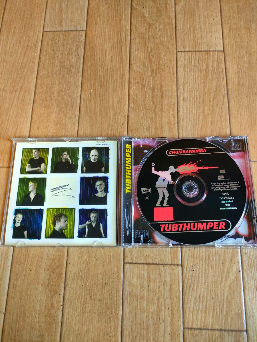 オランダ盤 廃盤 チャンバワンバ タブサンパー Chumbawamba Tubthumper FIFA ワールドカップ サッカー 98 タブサンピング_画像2