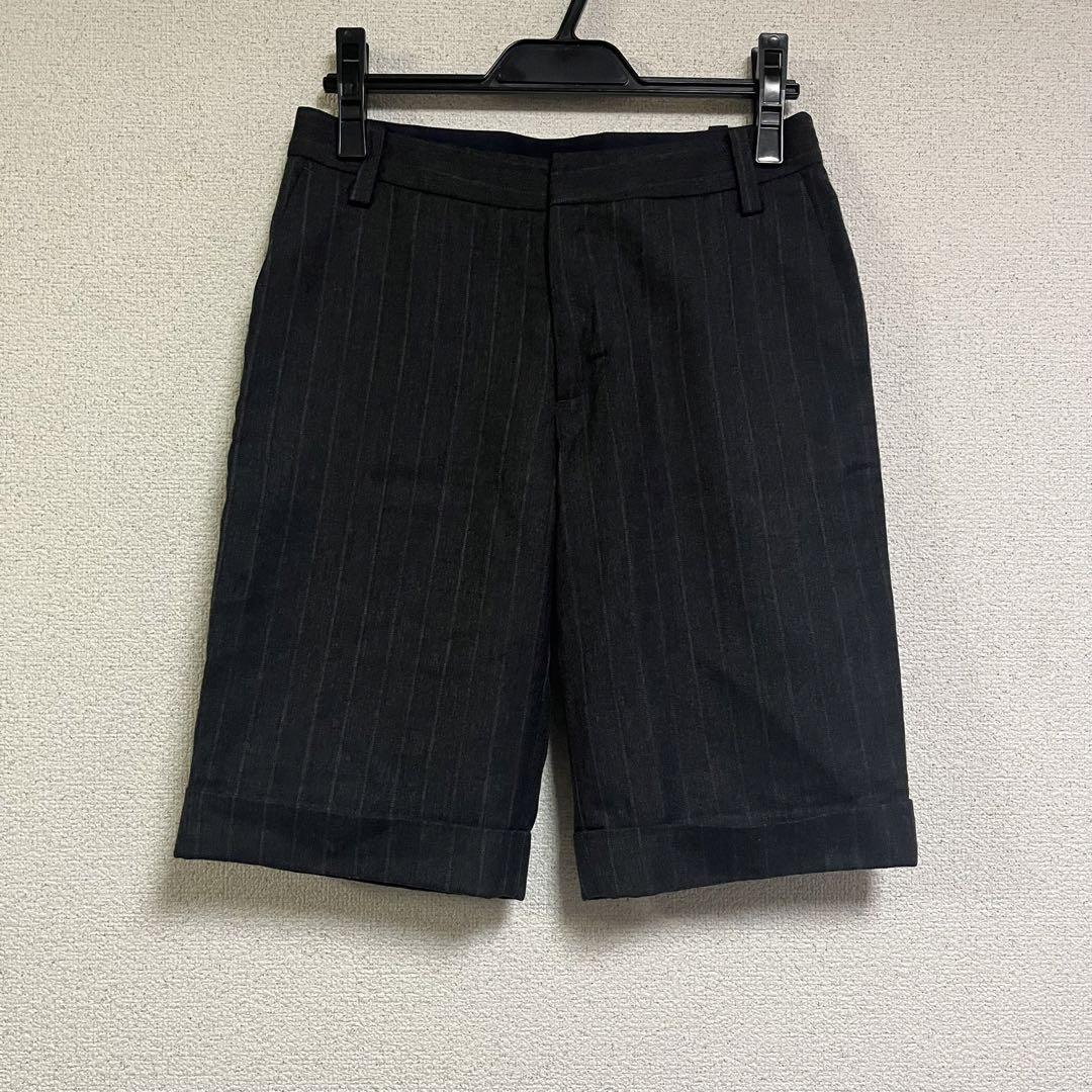 即納】 Pas de calais パドカレ ハーフパンツ ダークグレー 36|PayPay