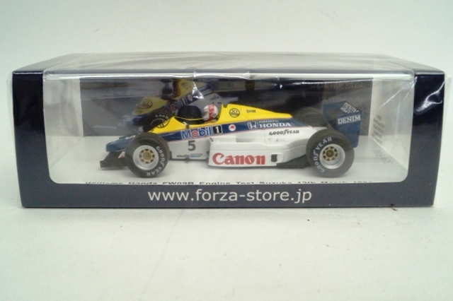 1/43 スパーク TR001 FORZA特注 ウィリアムズ ホンダ FW09B エンジンテスト 中嶋 悟 鈴鹿 1985.03.12 #5 の商品詳細 | Yahoo!オークション | One Map by FROM JAPAN