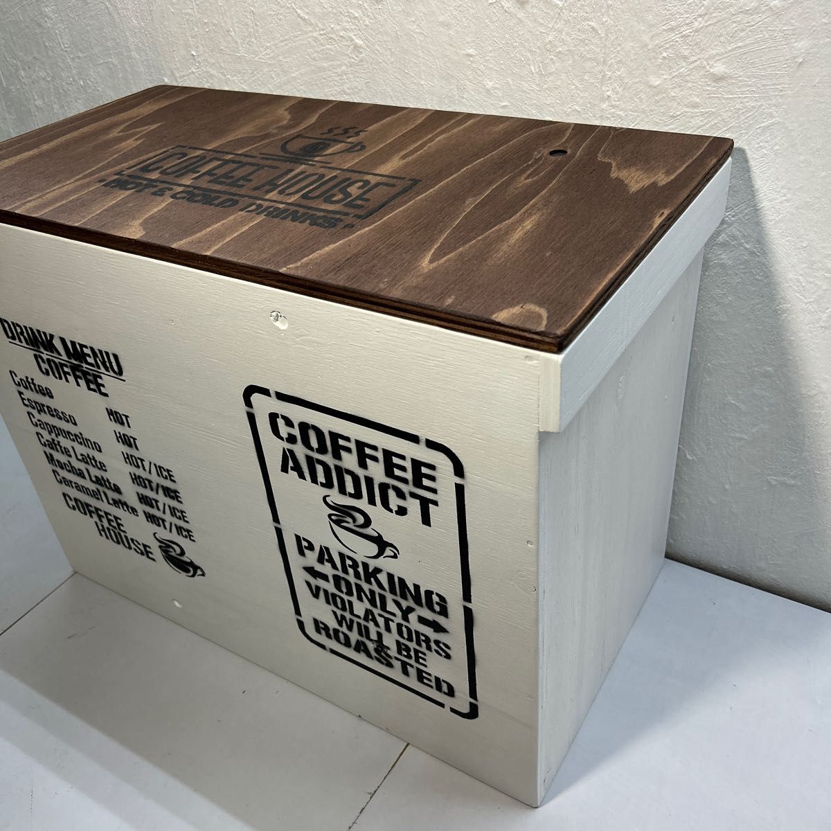 ウッドボックス 一升瓶 収納可能箱 ベンチ お買い得 送料手数料込み