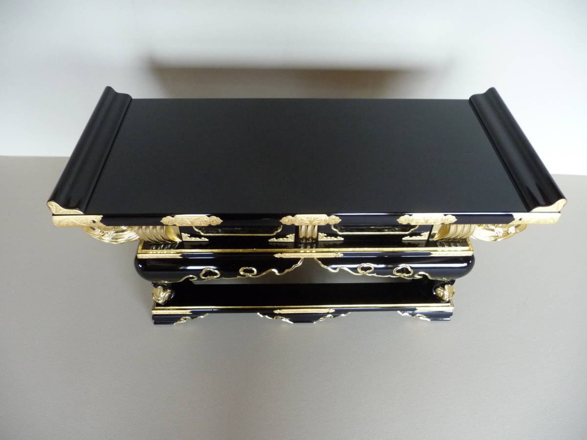 焼香机 前机2尺3寸 黒塗り金箔金金具仕様 新品 未使用 | news.rpa.cat