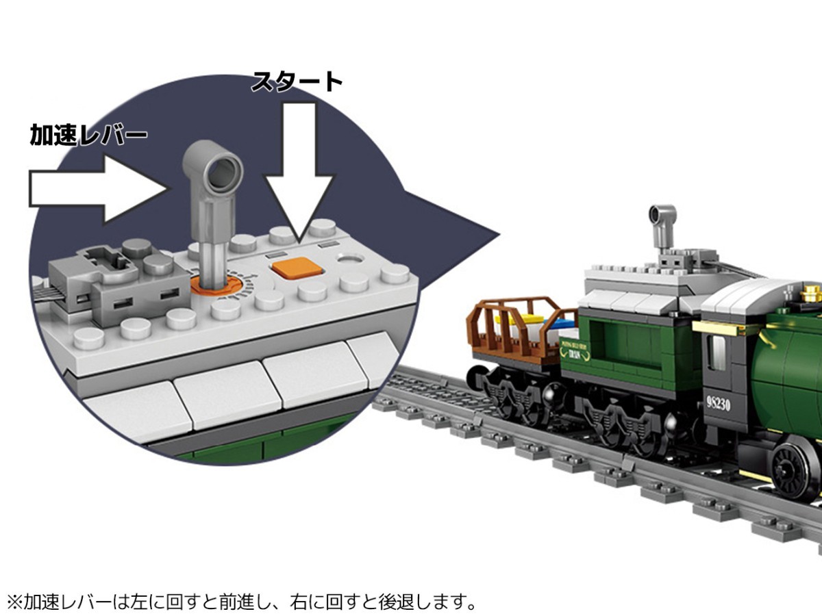 M0020TW　解放型機関車+カーゴトレイン 372Blocks_画像3