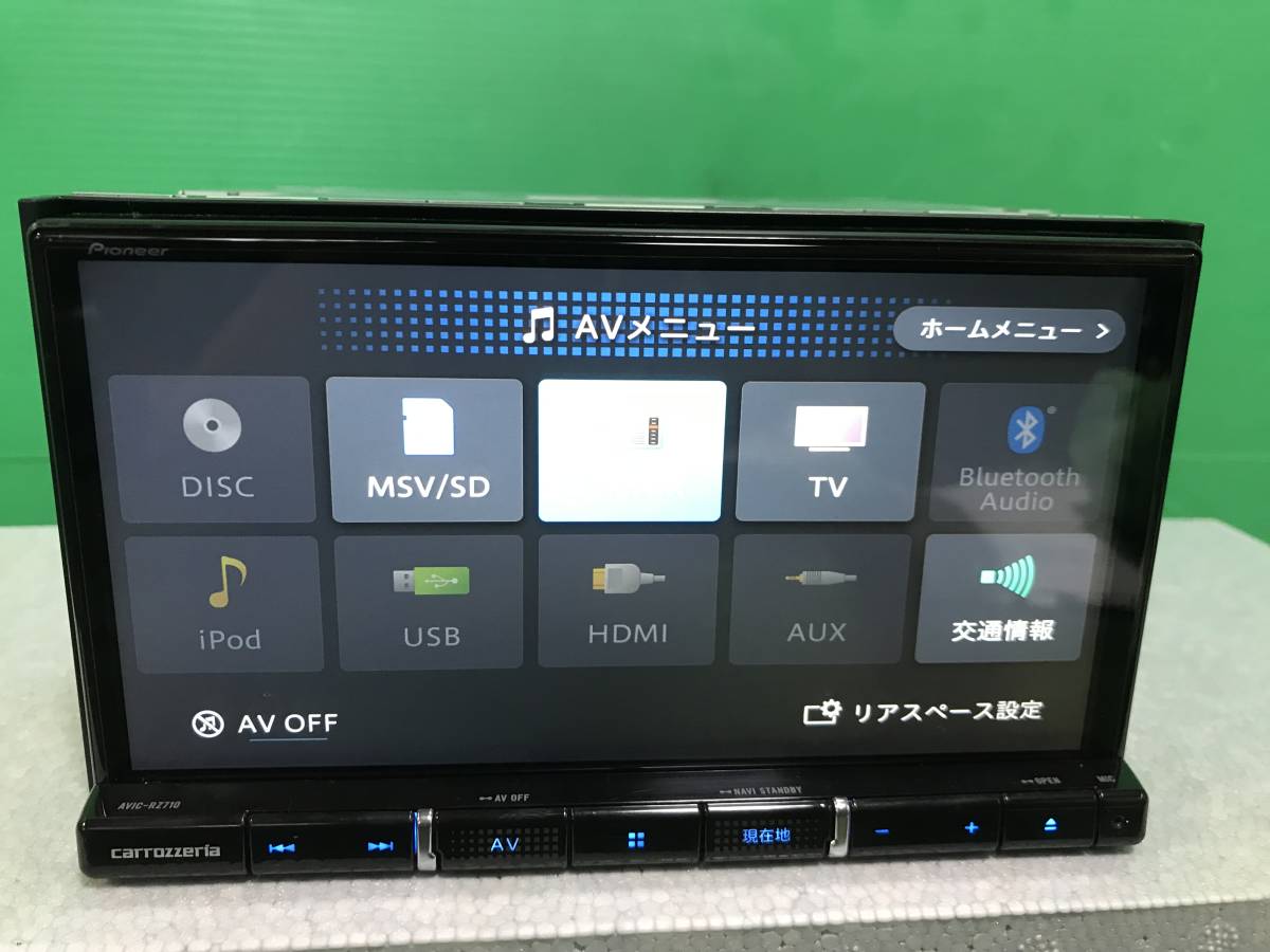 AVIC-RZ710 カーナビ CARROZZERIA カロッツェリア TV/DISC /MSV/SD