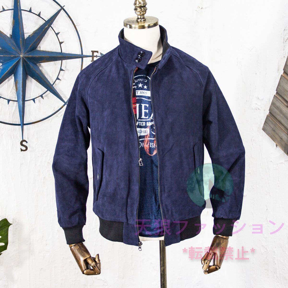 ●G-9 牛革 レザージャケット スエードジャケット カウハイド 本革 革ジャン メンズファッション ブルゾン 3色 S～5XL