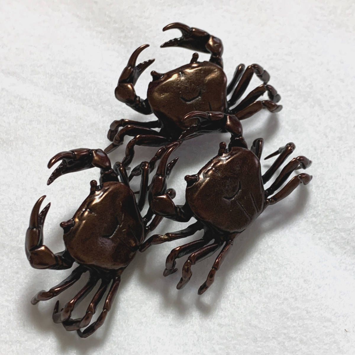 48g 1個 かに カニ 蟹 沢蟹 さわがに 動物 虫 金運 置物 48g 1個 かに カニ 蟹 沢蟹 さわがに 動物 虫 金運 置物