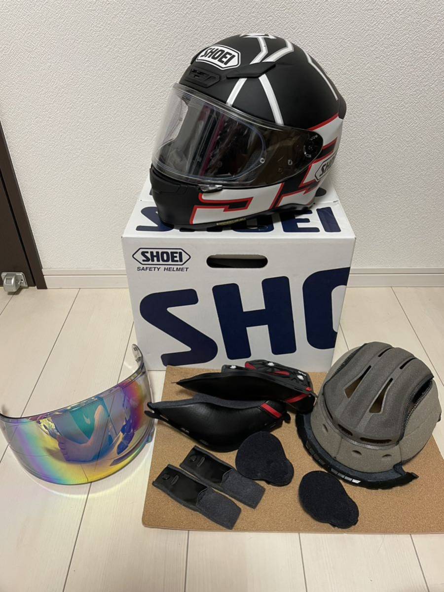 週末値引き送料込み! SHOEI ショウエイ Z-7 マルケス ブラック アント