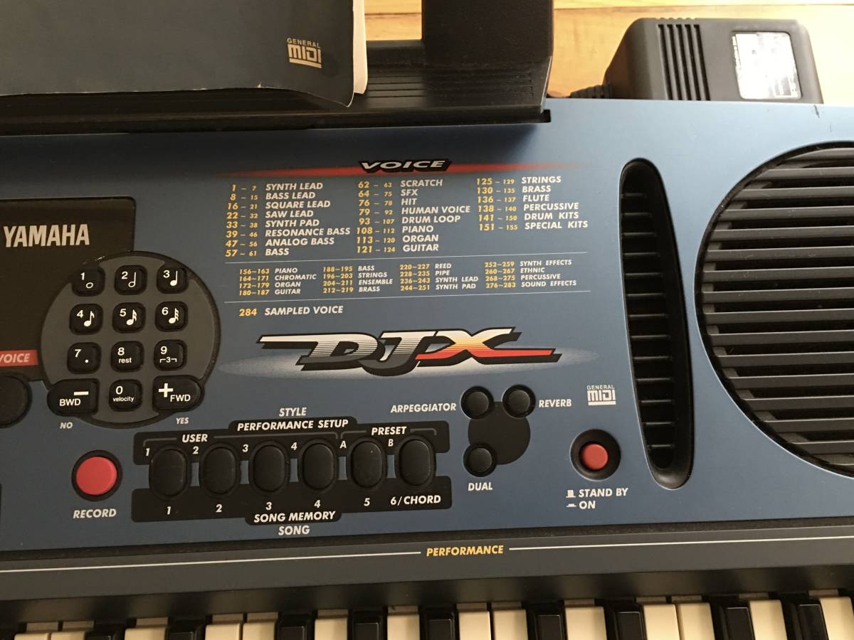 Yahoo!オークション - YAMAHA ヤマハ PSR-D1 DJX シンセサイザー...