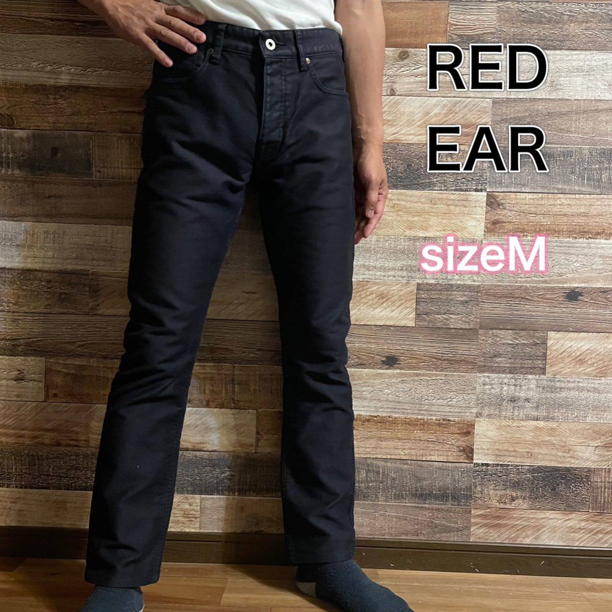 【新発売】 RED EAR ポールスミスコレクション　ブラックパンツ　ボタンフライ　メンズM ボトムス