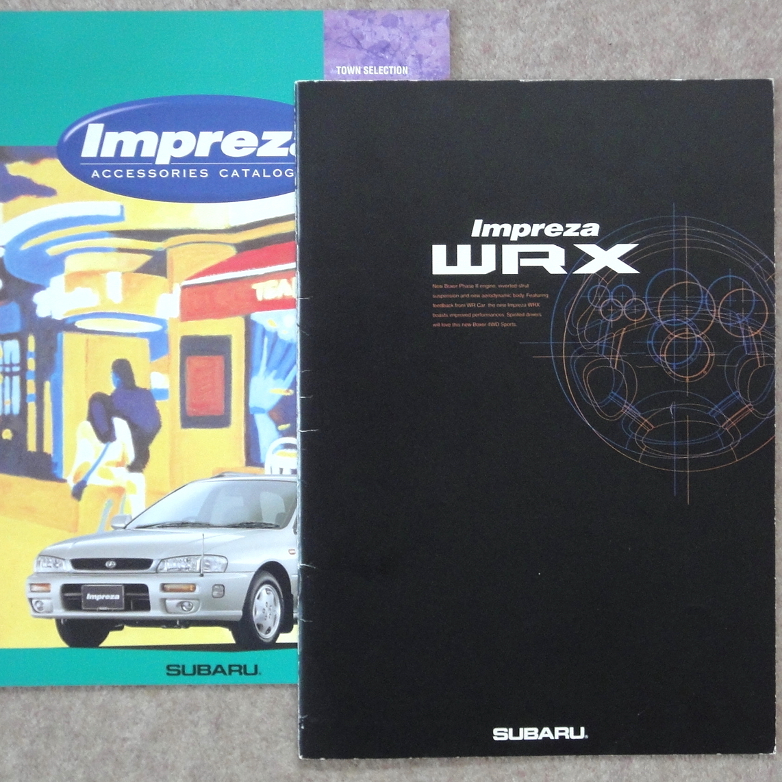 インプレッサ WRX カタログ　STI version-Ⅴ type-R type-RA GC GC8 GF8 F型 ver.5 V バージョン5 セダン ワゴン クーペ 1998年10月_画像1