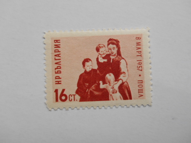 ブルガリア 切手 1957 1957年 3月8日 国際 婦人 デー 1957 1050-1_画像3