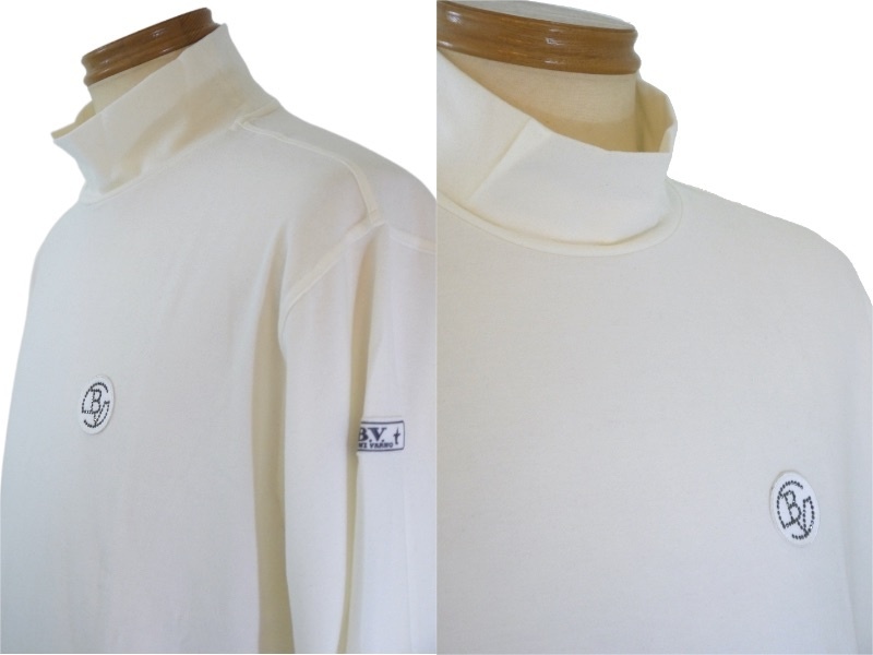 【秋冬SALE】バーニヴァーノ/BARNIVARNO MIP長袖Tシャツ LLサイズ 535-白系_画像3