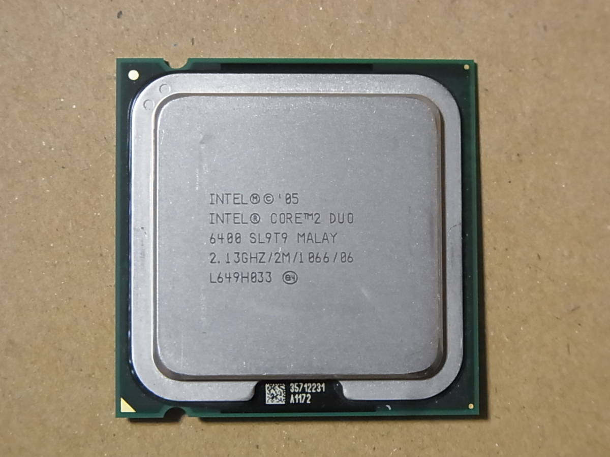 ★Intel Core2Duo E6400 SL9T9 2.13GHz/2M/1066/06 Conroe LGA775 2コア (Ci0586)の画像1