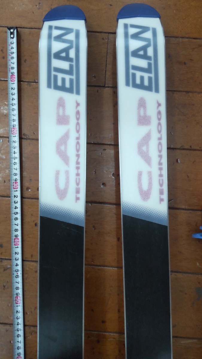 COQ516 ELAN GC GATEWAY CAP 45.2/SALOMON 500 ビンディング/SINANO ストック 約183cm スキー板 エラン 現状品 おそらく未使用品_画像10