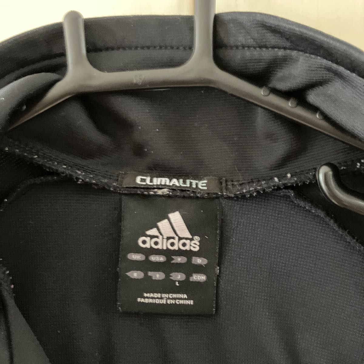 adidas ジャージ 上下セット CLIMALITE 黒金