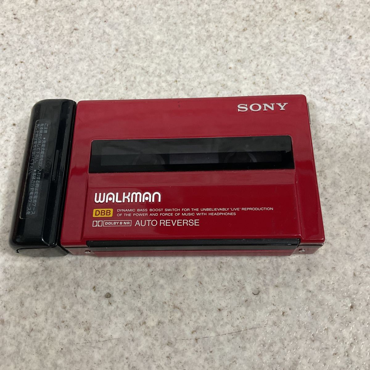 SONY ソニー WALKMAN DBBポータブルカセットプレーヤー WM-150 RED