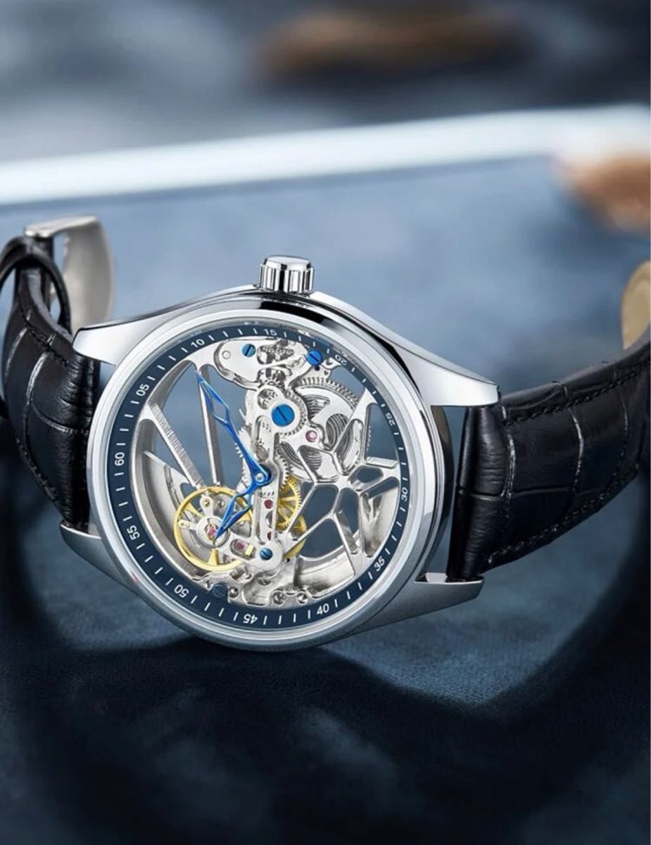 腕時計 スケルトン 機械式 海外ブランド