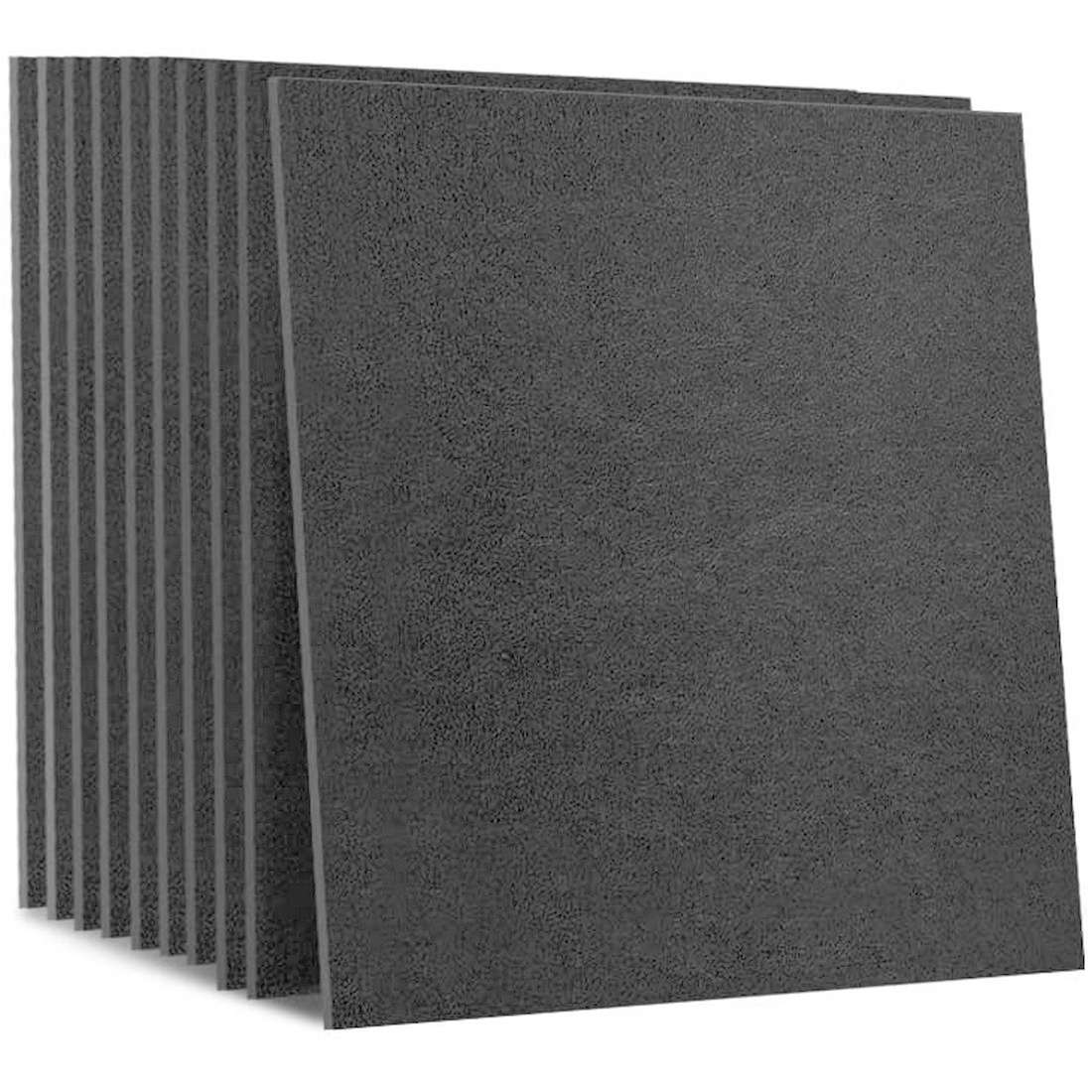 звукоизоляционный материал звукопоглощающий панель звукопоглощающий сиденье 10 шт. комплект 60*60cm толщина 0.9cm звукоизоляционный лист твердость звукопоглощающий фетр панель звукопоглощающий panel звукопоглощающий темно-серый 
