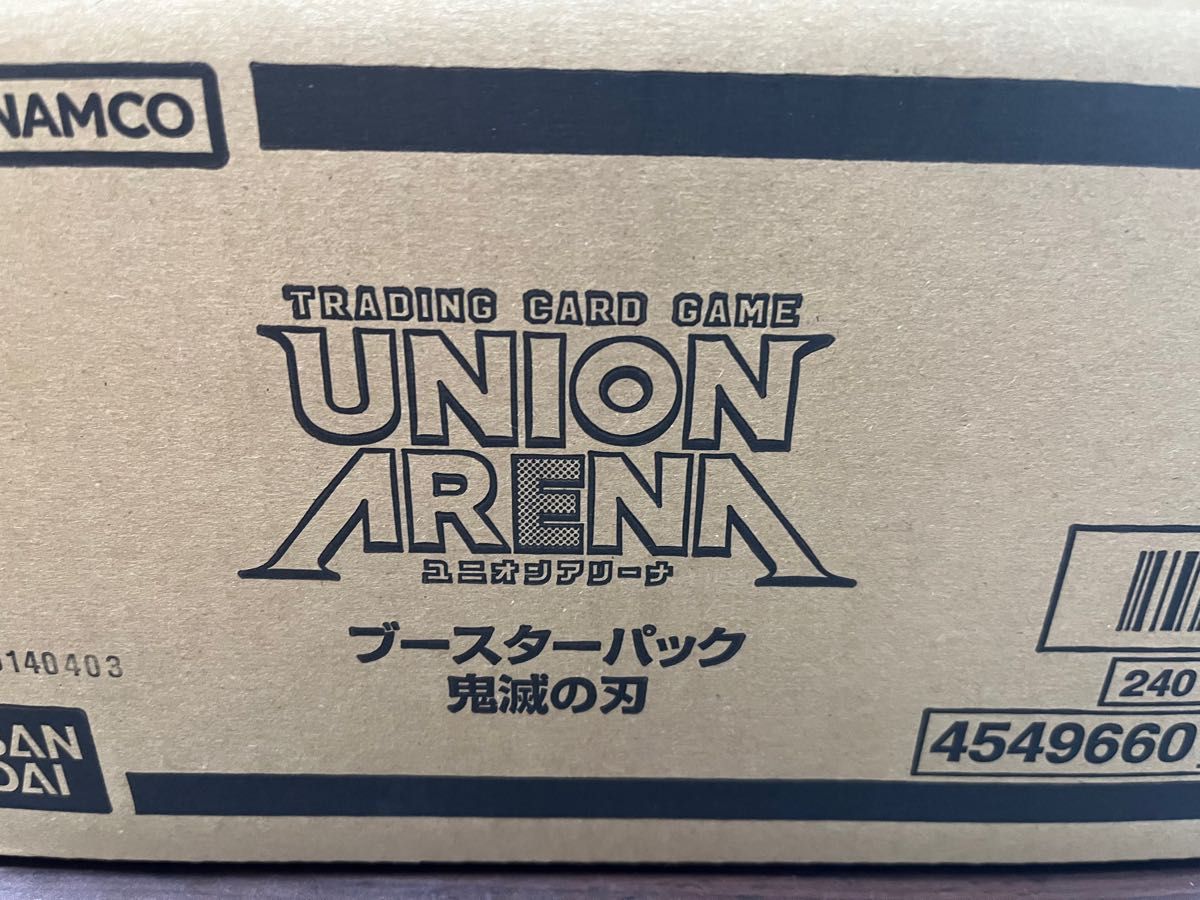 UNION ARENA ブースターパック 鬼滅の刃 未開封カートン 12BOX 《20