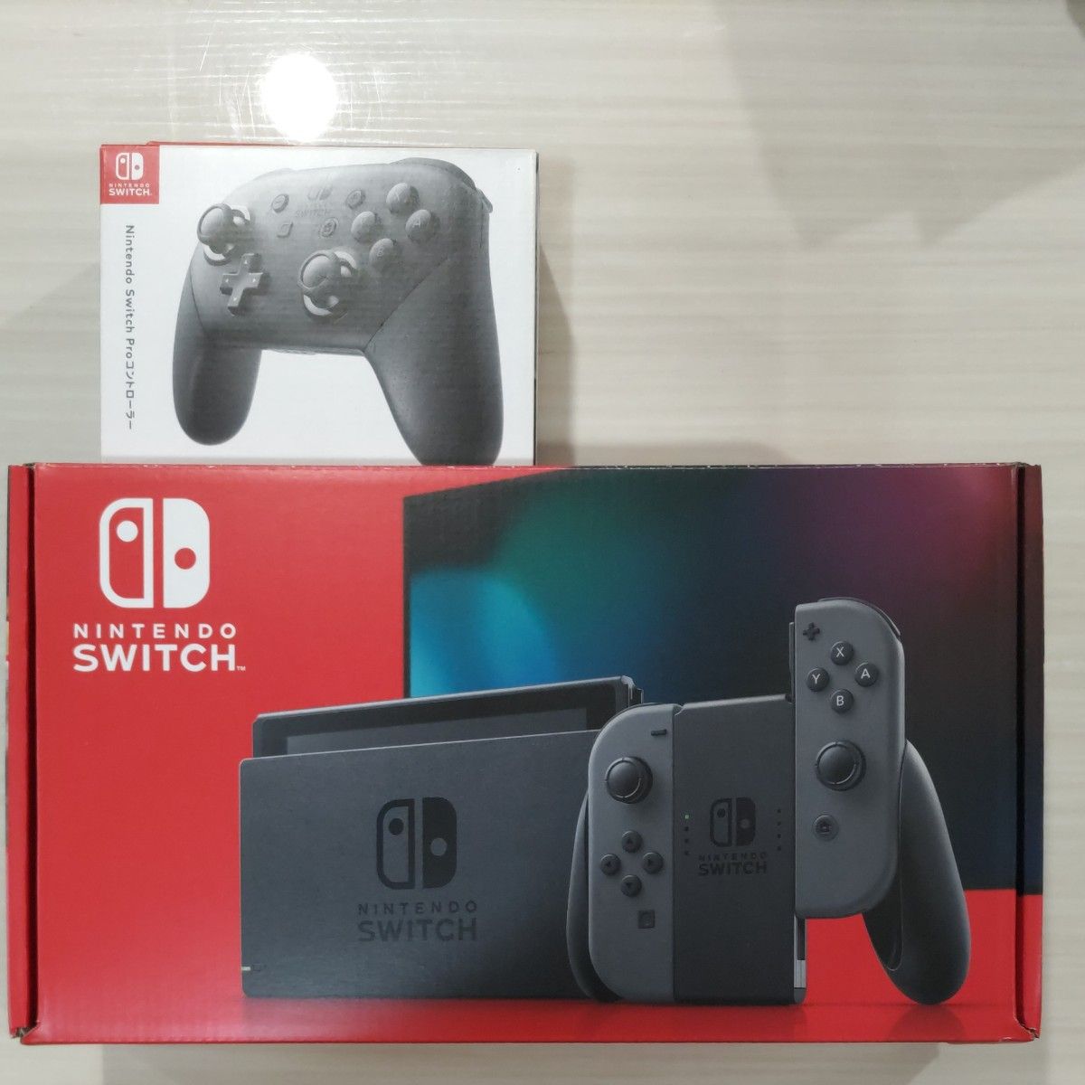 Nintendo Switch グレー HAD-S-KAAAA 新モデルプロコンセット｜Yahoo