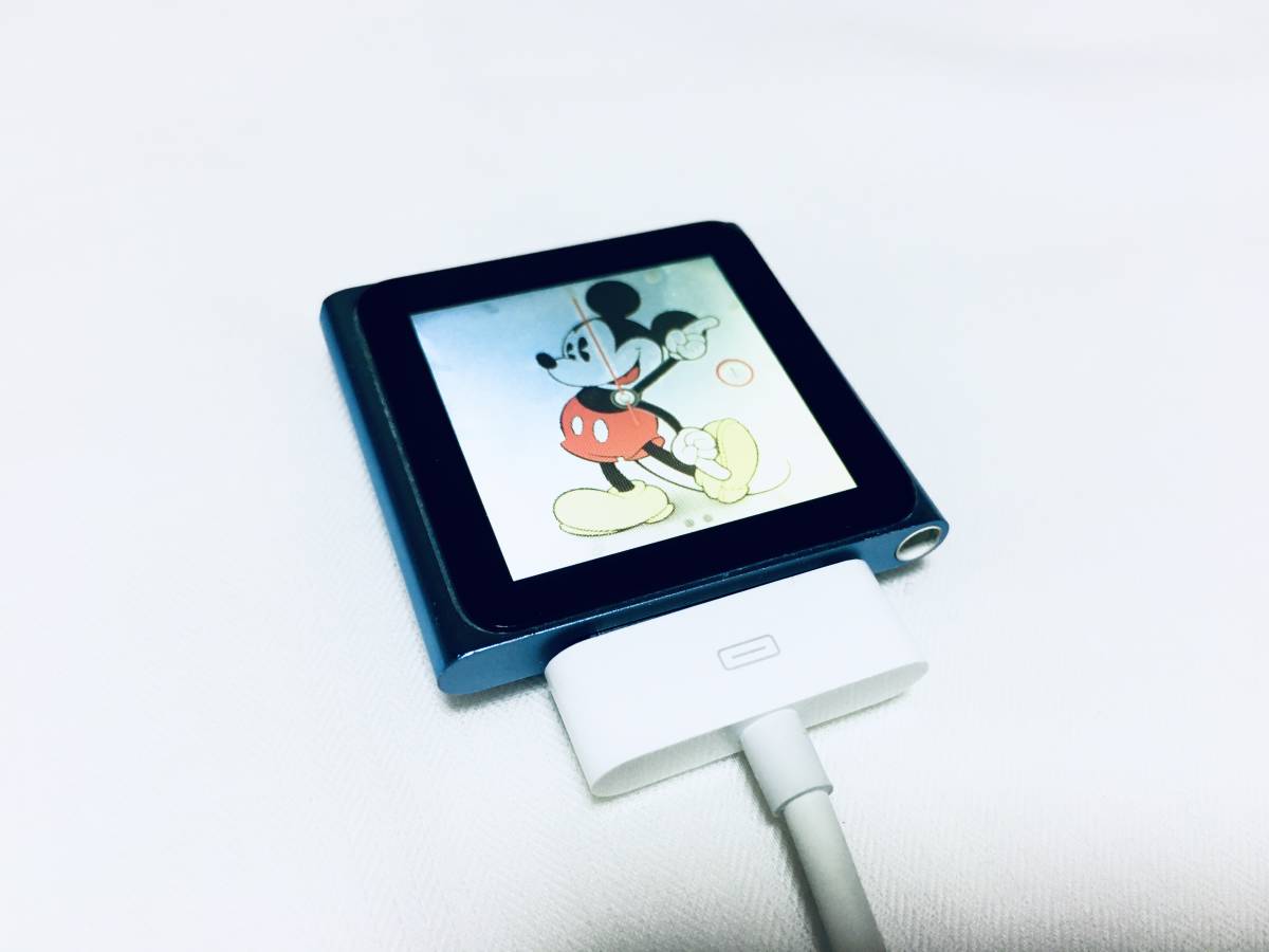 Apple iPod Nano 第6世代 MC689J A1366 8GB ブルージャンク扱い