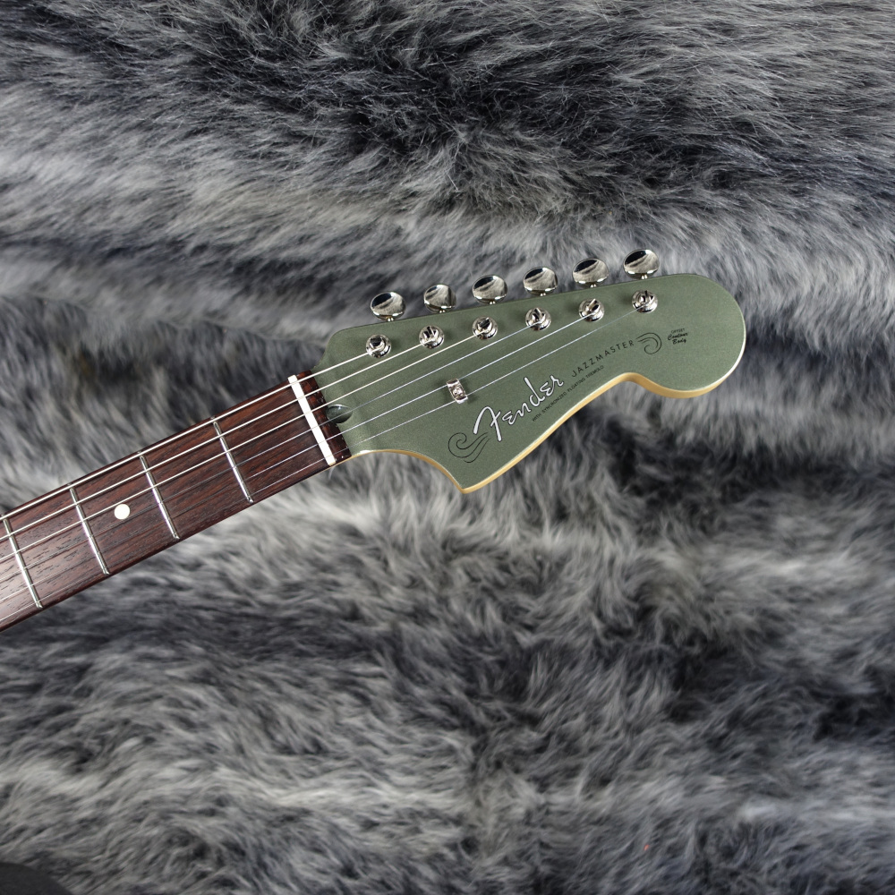 Fender Made In Japan Hybrid II Jazzmaster Jasper Olive Metallic with Matching Head_画像3