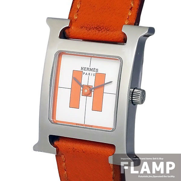 大人気新品 HERMES エルメス 腕時計【中古】 レディース シルバー