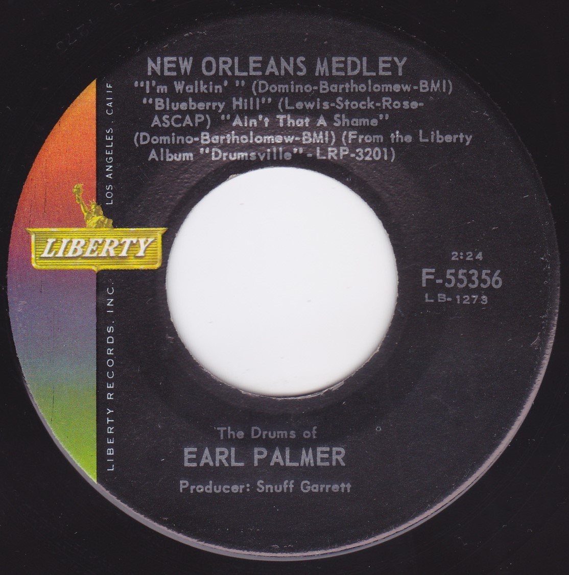 ■中古品■Earl Palmer アール・パーマー/New Orleans medley + 1(USED 7 INCH SINGLE)_画像2