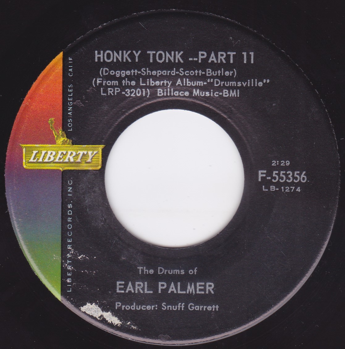 ■中古品■Earl Palmer アール・パーマー/New Orleans medley + 1(USED 7 INCH SINGLE)_画像3
